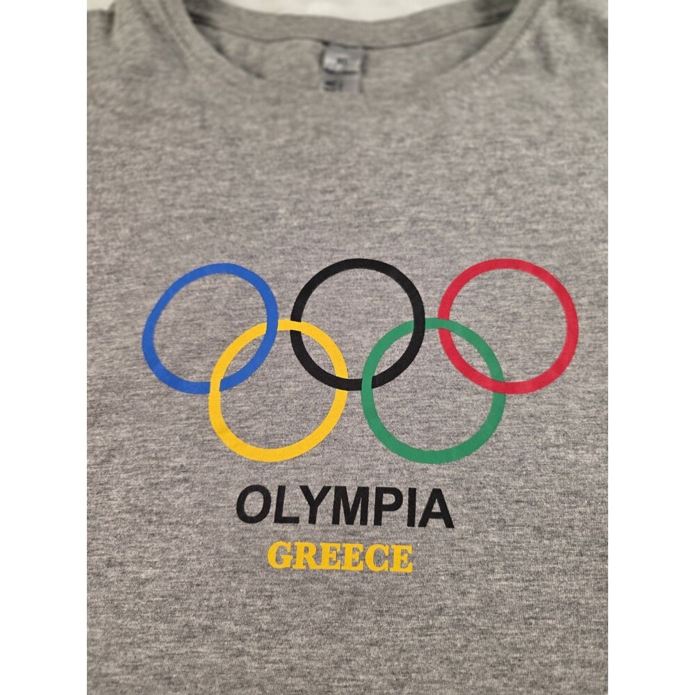 Vintage Athens Greece Olympics Gray Crew Neck Size XL